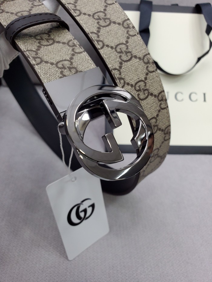 Streetwear Belt Gucci interlocking