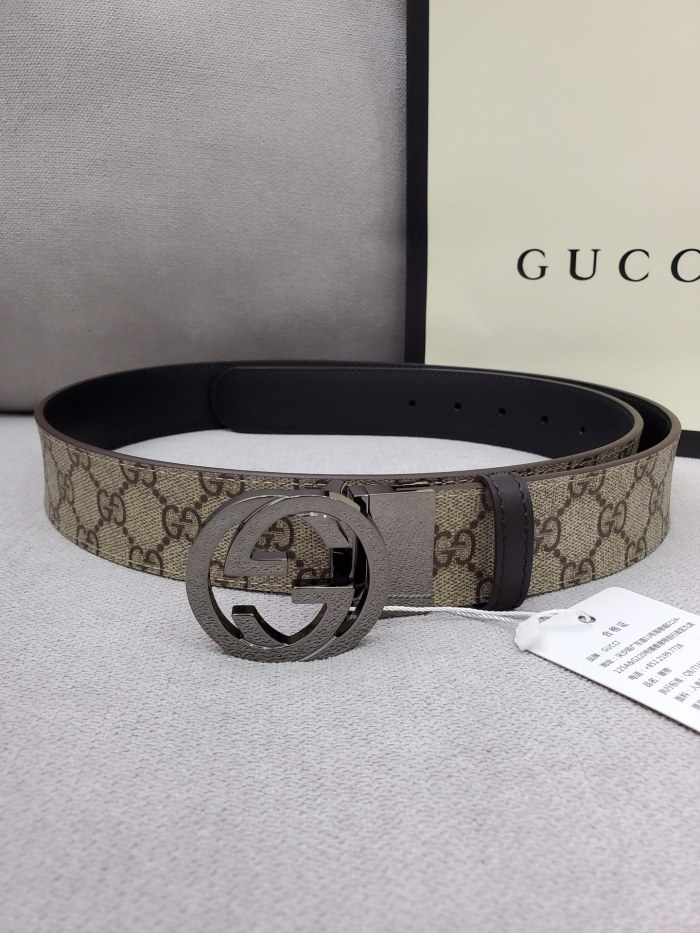 Streetwear Belt Gucci interlocking