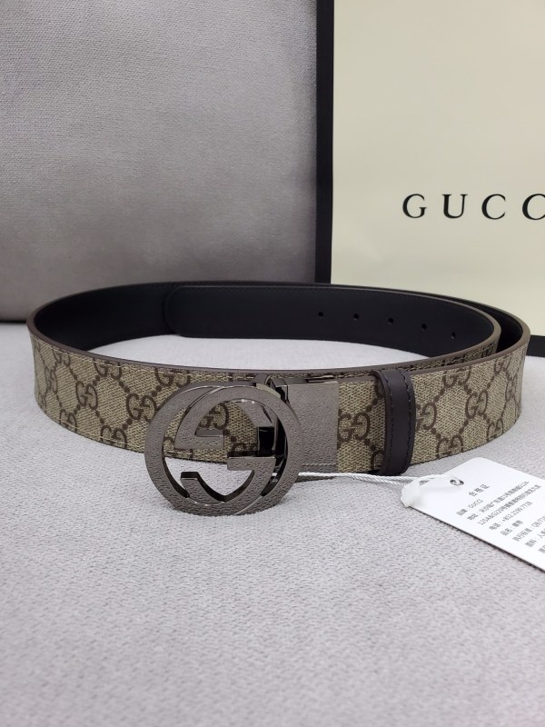 Streetwear Belt Gucci interlocking