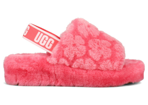 UGG Fluff Yeah Slide Poppy Strawberry (Women's)