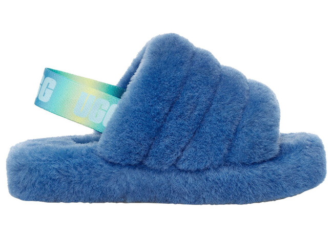 UGG Fluff Yeah Slide Mystic Blue Gradient (Kids)
