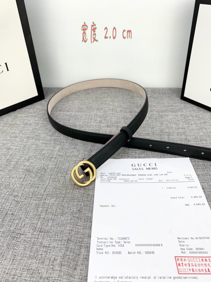 Streetwear Belt Gucci 160490