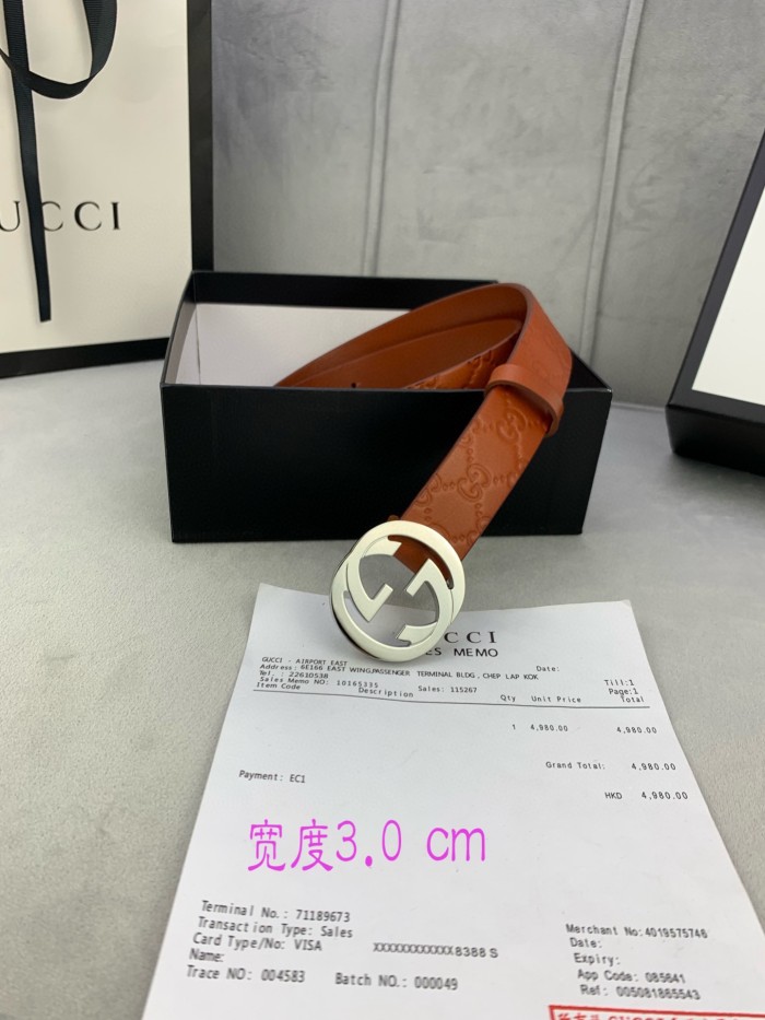 Streetwear Belt Gucci 160438