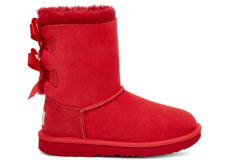 UGG Bailey Bow II Boot Samba Red (Kids)