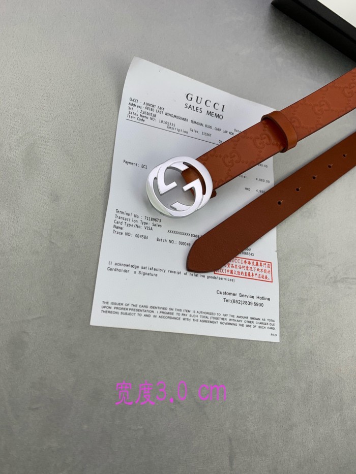 Streetwear Belt Gucci 160438