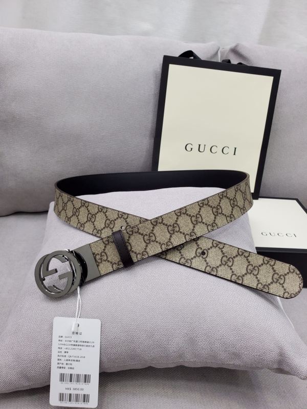 Streetwear Belt Gucci interlocking