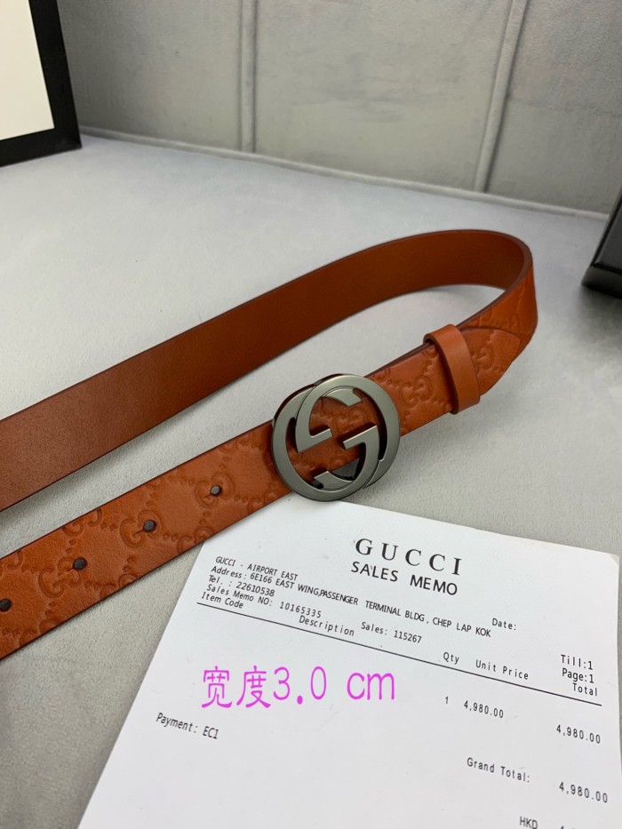 Streetwear Belt Gucci 160438