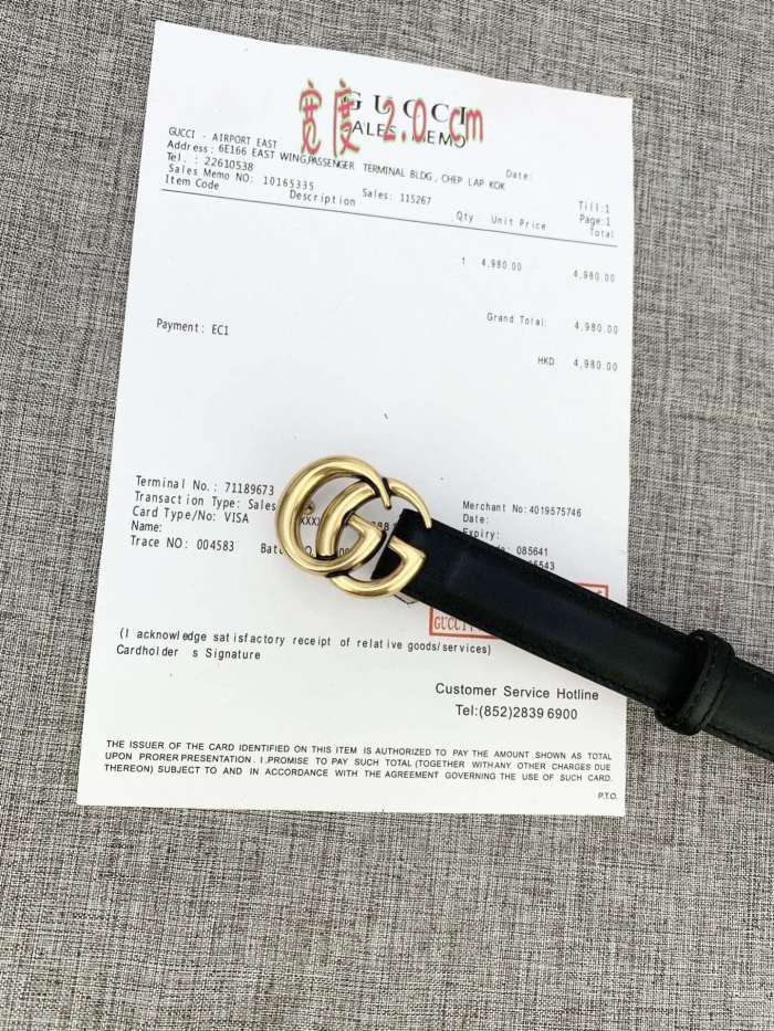 Streetwear Belt Gucci 160488