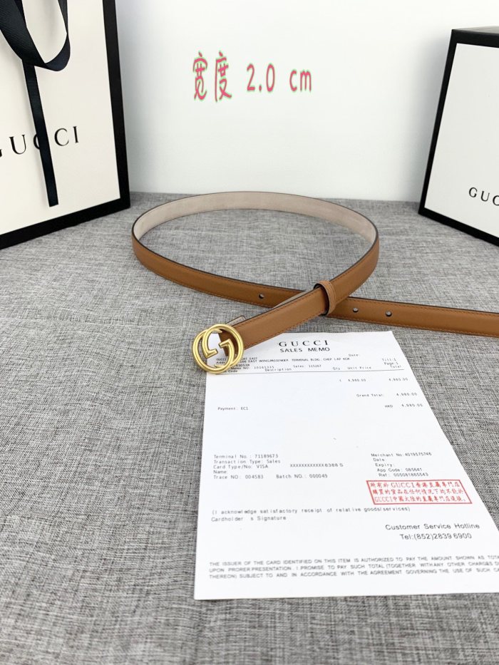 Streetwear Belt Gucci 160487