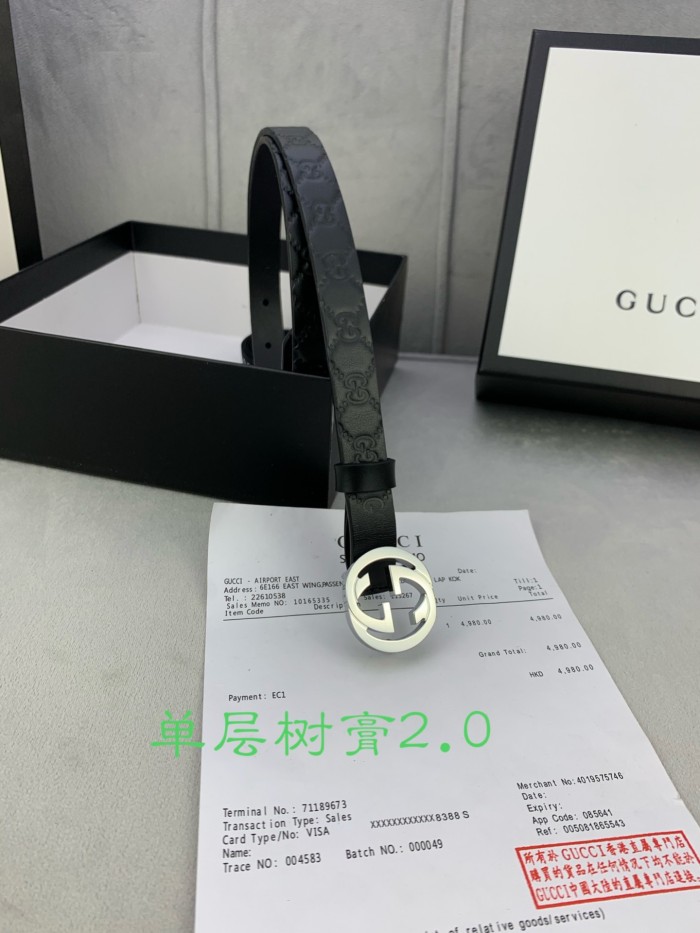 Streetwear Belt Gucci 160291