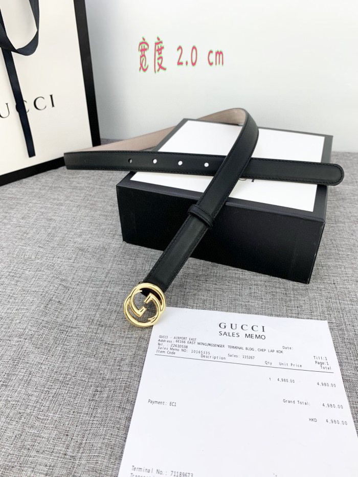 Streetwear Belt Gucci 160489