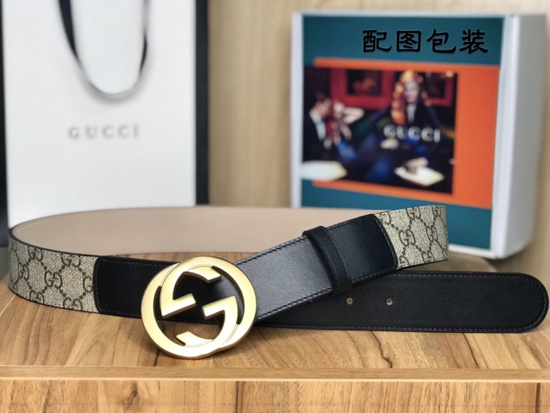 Streetwear Belt Gucci 160357 size:3.8 cm