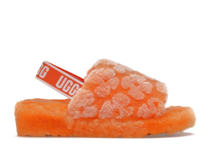 UGG Fluff Yeah Poppy Slide California Poppy (Women's)