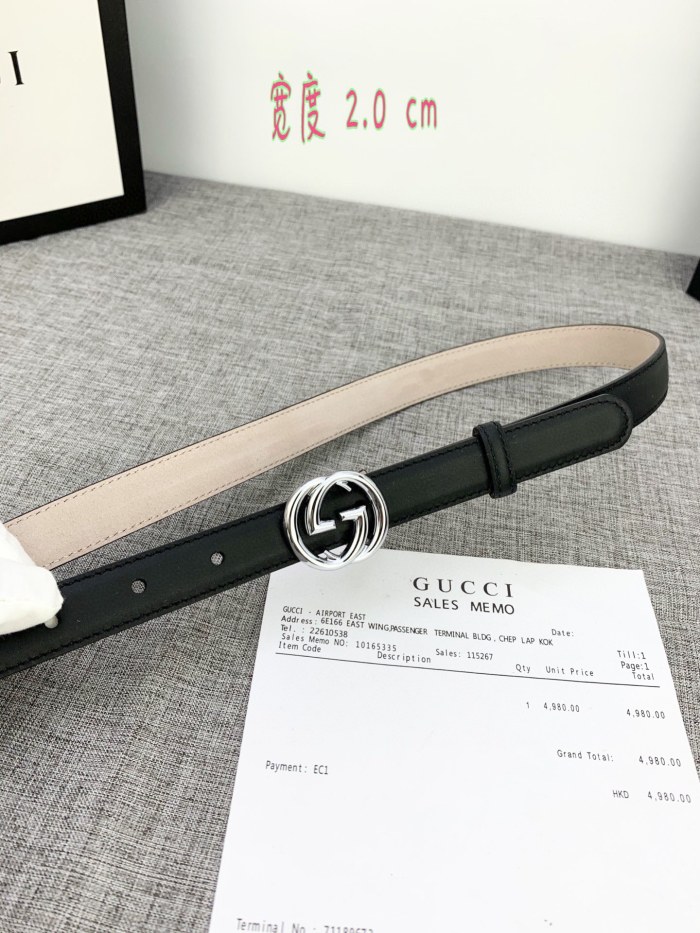 Streetwear Belt Gucci 160489