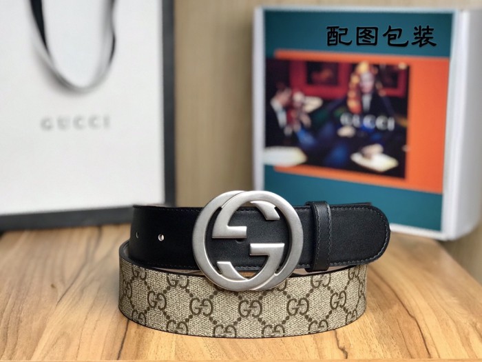 Streetwear Belt Gucci 160356 size:3.8 cm
