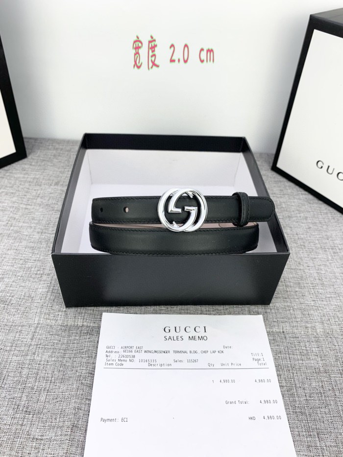 Streetwear Belt Gucci 160489