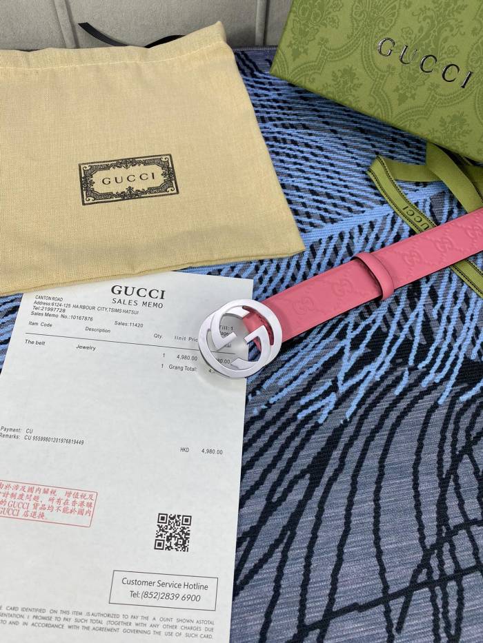 Streetwear Belt Gucci Signature