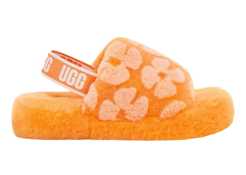 UGG Fluff Yeah Poppy Slide California Poppy (Kids)
