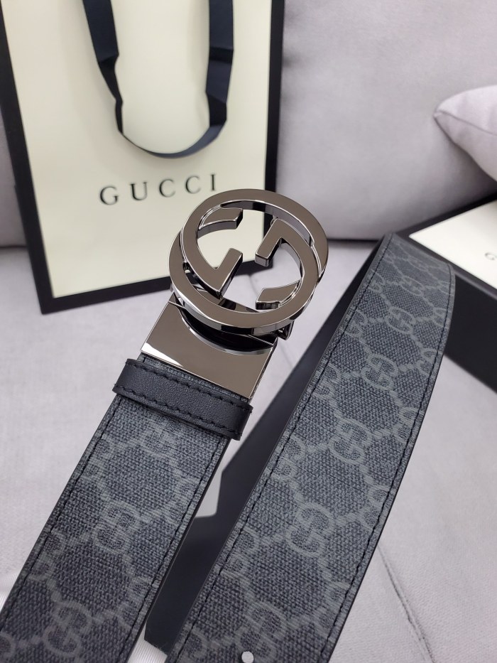 Streetwear Belt Gucci interlocking