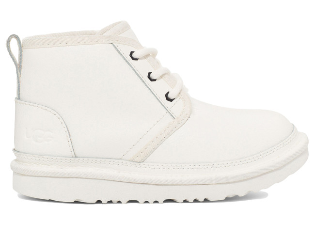 UGG Neumel II Leather Boot White Leather (Kids)