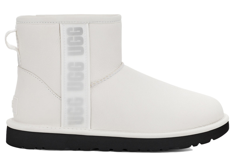 UGG Classic Mini Side Logo Boot Ultra Matte White (Women's)