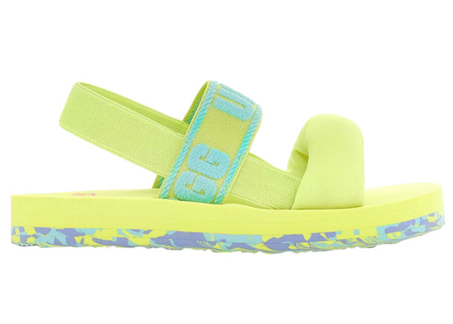 UGG Zuma Sling Slide Pollen Paint Swirl (Kids)