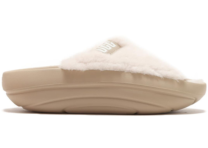 UGG FoamO UGGplush Slide Mustard Seed (Women's)