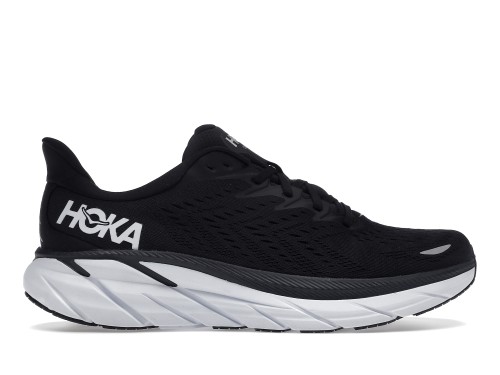 Hoka One One Clifton 8 Black White