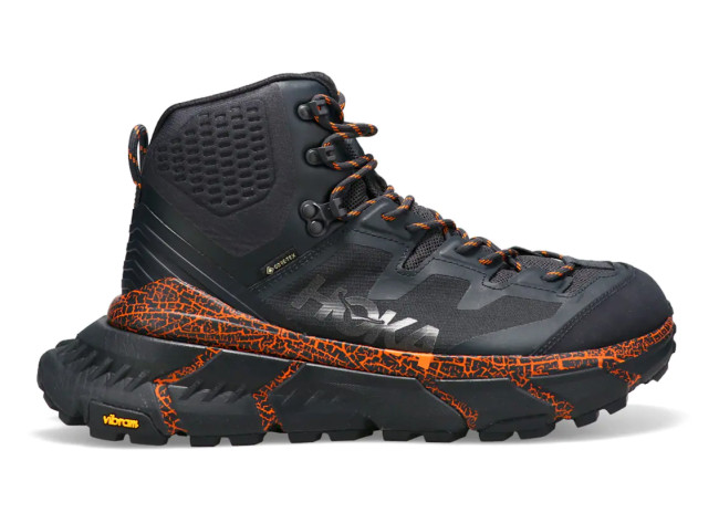 Hoka One One Tennine Hike Gore-Tex Blue Graphite Persimmon Orange