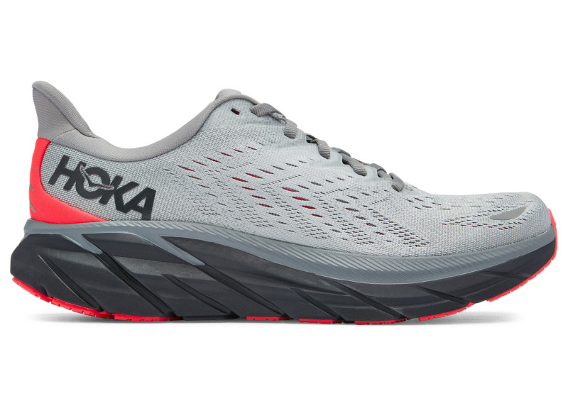 Hoka One One Clifton 8 Sharkskin Diva Pink