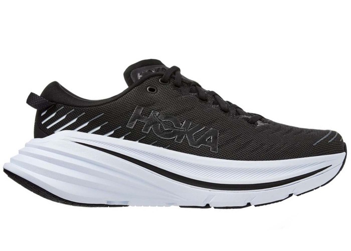 Hoka One One Bondi X Black White