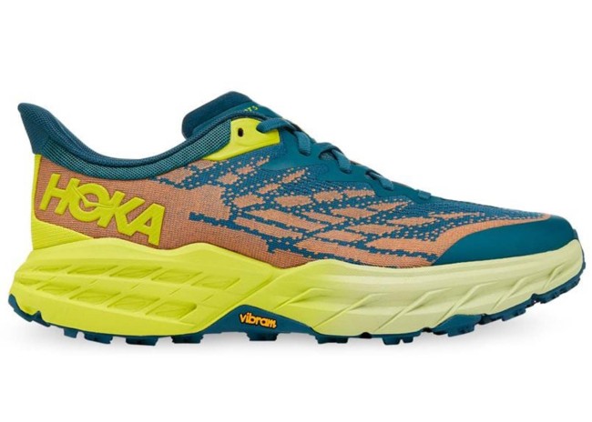 Shoes Hoka One One Speedgoat 5 Blue Coral Evening Primrose