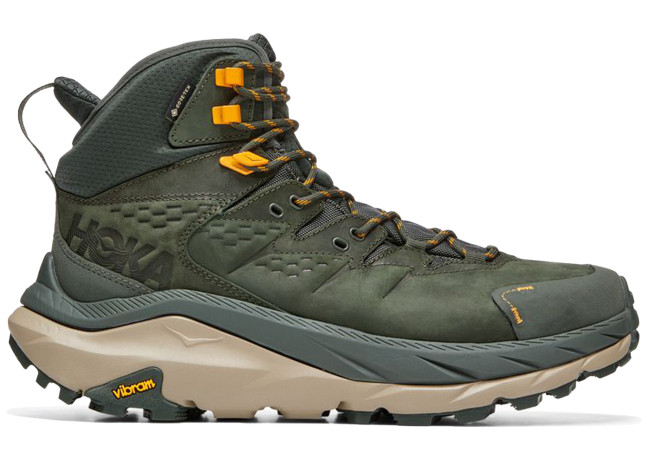 Hoka One One Kaha 2 High Gore-Tex Duffel Bag Green Radiant Yellow