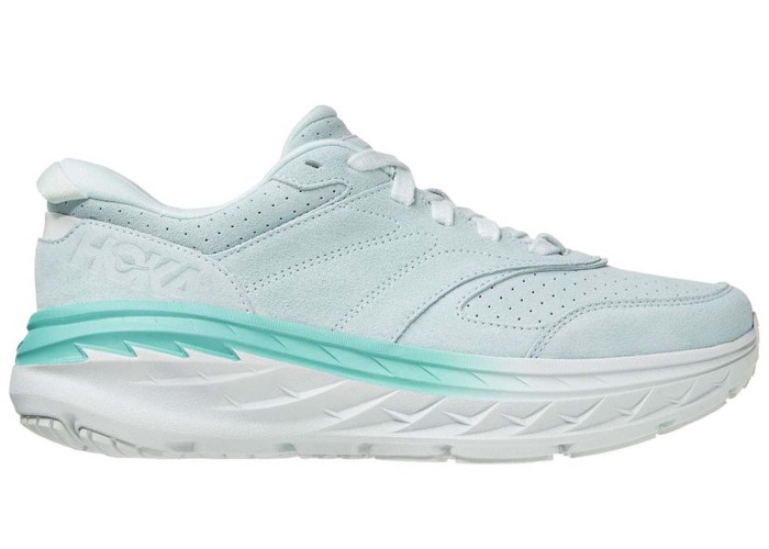 Hoka One One Bondi L Suede Blue Glass (All Gender)