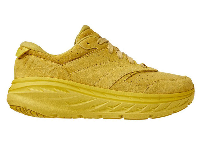 Hoka One One Bondi L Suede Celery Lima Bean (All Gender)