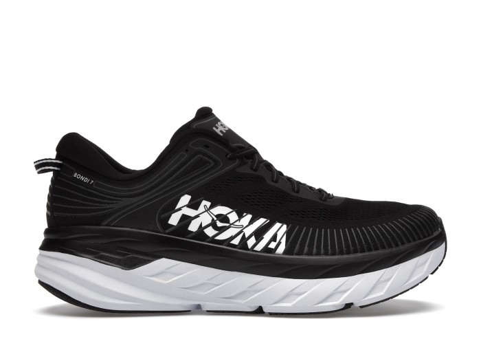 Hoka One One Bondi 7 Black White