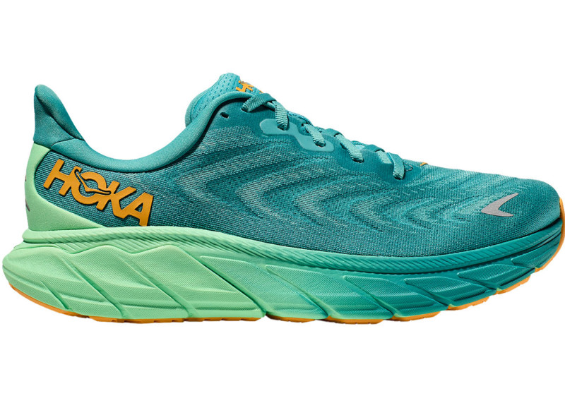 Hoka One One Arahi 6 Ocean Mist Lime Glow