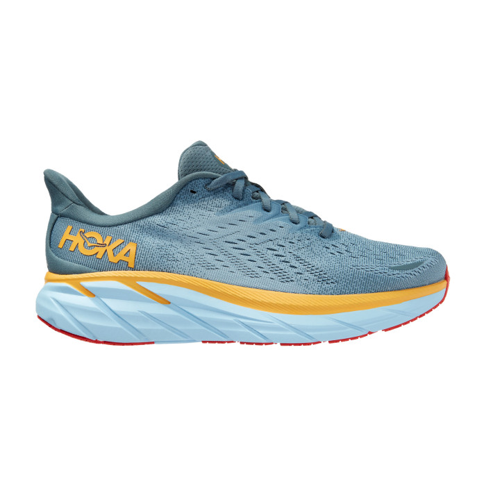 Hoka One One Clifton 8 Goblin Blue Mountain Spring (Wide)