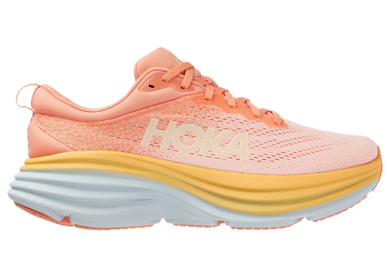 Hoka One One Bondi 8 Shell Coral Peach Parfait (Women's)