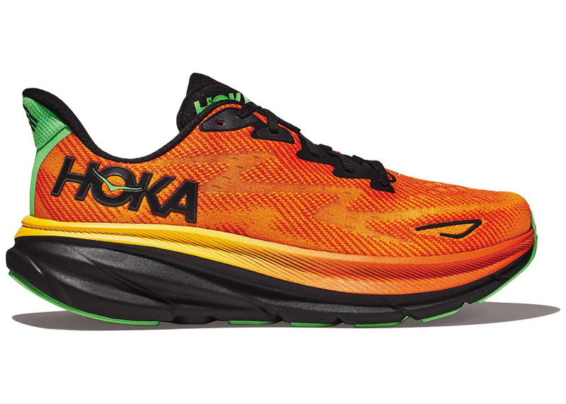 Hoka One One Clifton 9 Flame Vibrant Orange