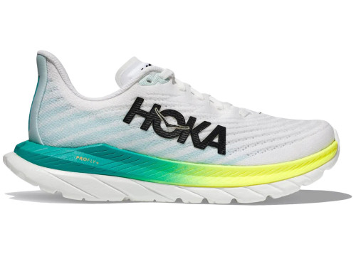 Hoka One One Mach 5 White Blue Glass (Women's)