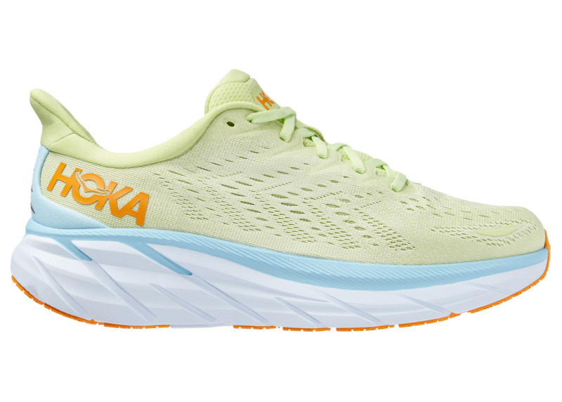 Hoka One One Clifton 8 Butterfly Yellow Summer Song