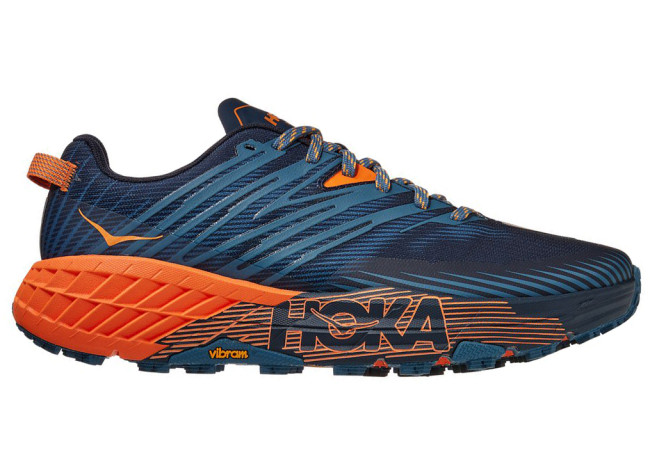 Hoka One One Speedgoat 4 Real Teal Persimmon Orange