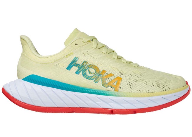 Hoka One One Carbon X 2 Luminary Green Hot Coral (Women's)