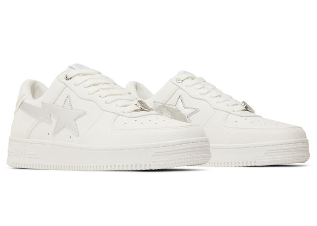 A Bathing Ape Bape Sta White Silver (2023)
