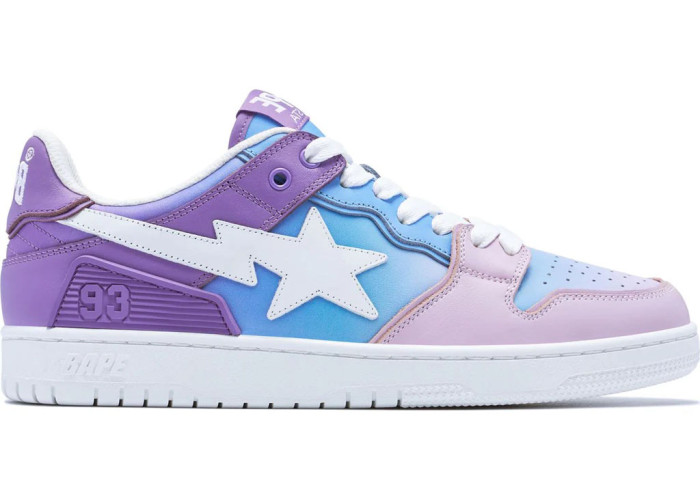 A Bathing Ape Bape SK8 Sta Purple Gradient