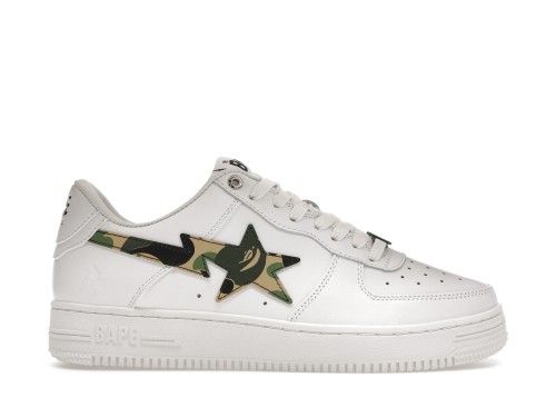 A Bathing Ape Bape Sta Low ABC Camo White Green (2022)