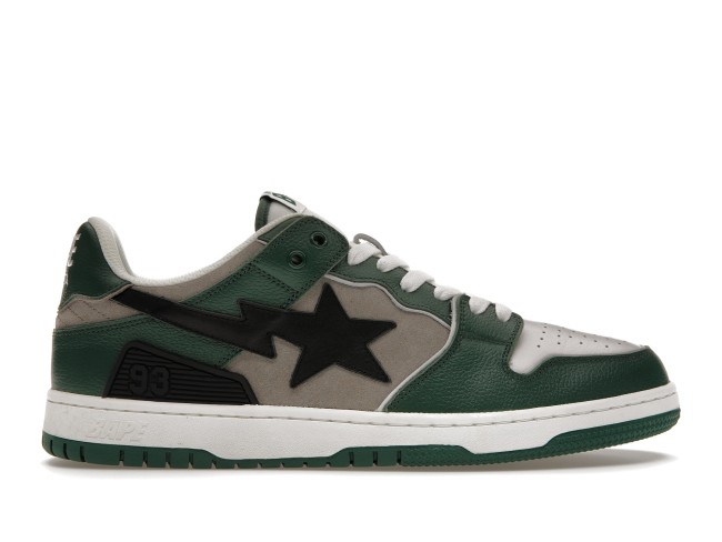 A Bathing Ape Bape SK8 Sta Green Grey