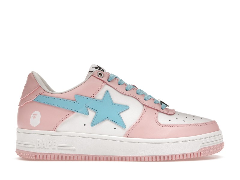 A Bathing Ape Bape Sta Pastel Pink