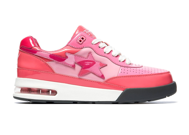 A Bathing Ape Bape Road Sta Patent Leather Pink (2022)